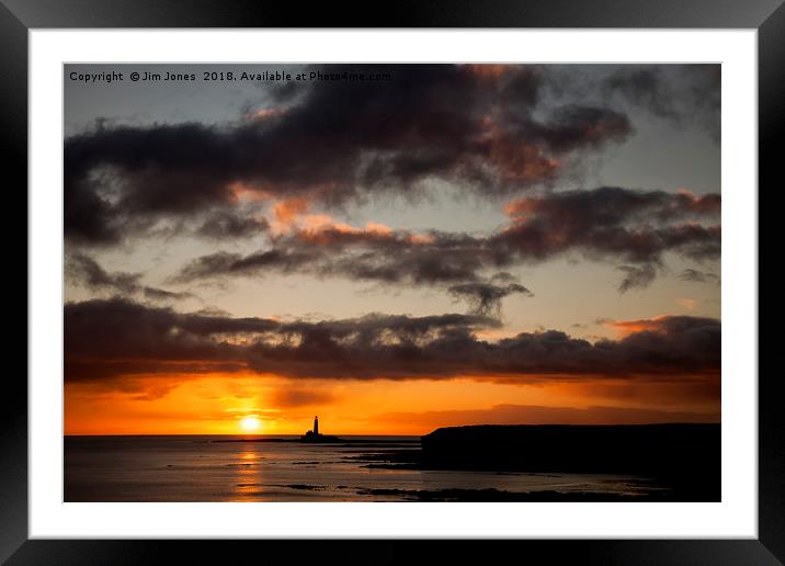 New Year's Day Sunrise (3) Framed Mounted Print by Jim Jones