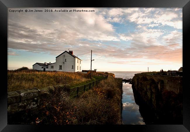 Early morning on Rocky Island Framed Print by Jim Jones