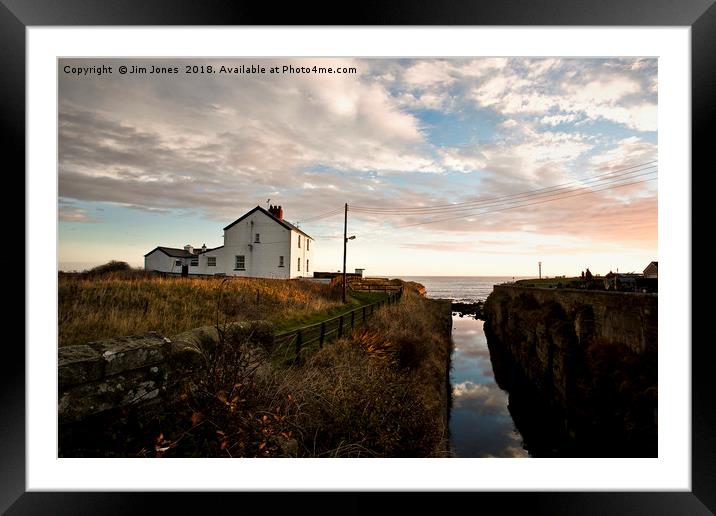 Early morning on Rocky Island Framed Mounted Print by Jim Jones