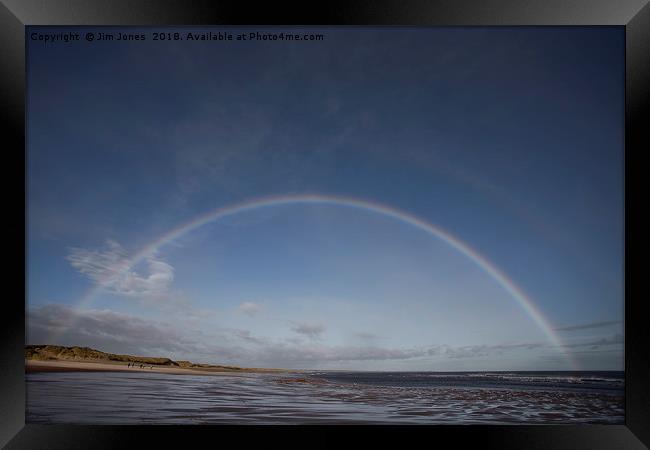 Another day, another rainbow Framed Print by Jim Jones