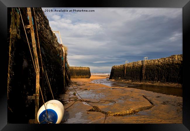 Exit to the North Sea Framed Print by Jim Jones