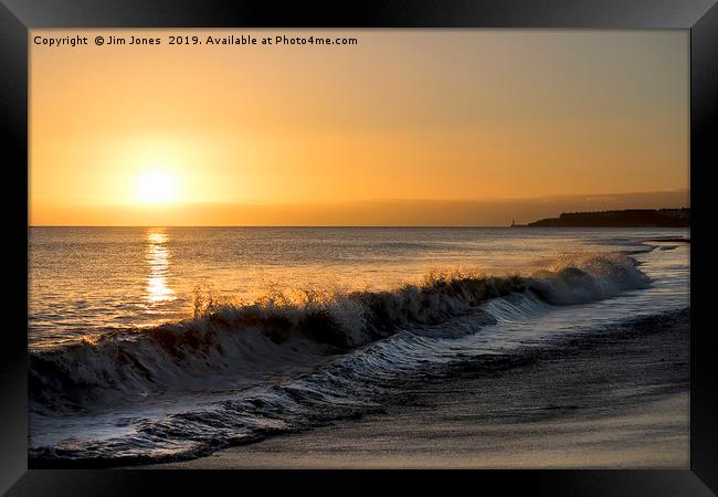 First dawn of a New Year Framed Print by Jim Jones