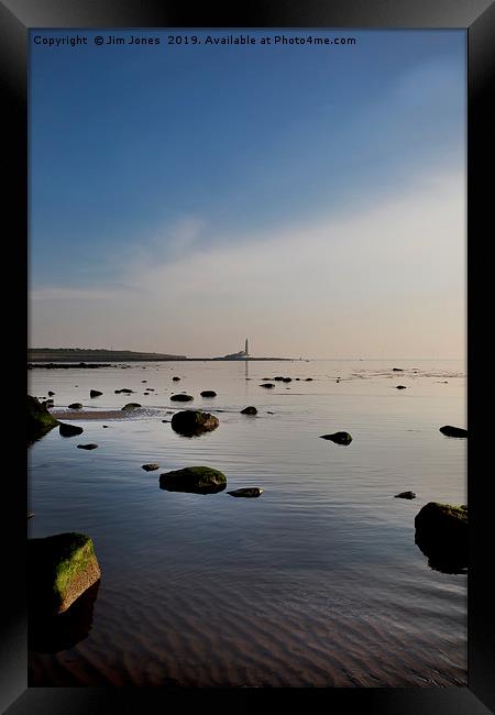 A quiet start to the day. Framed Print by Jim Jones