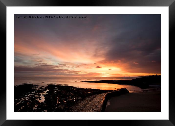 Waiting for the sun to rise. Framed Mounted Print by Jim Jones