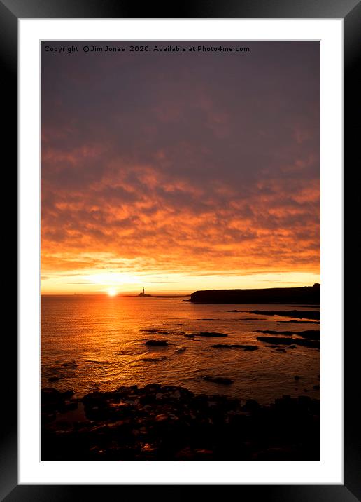 Peaceful start to Christmas Day Framed Mounted Print by Jim Jones