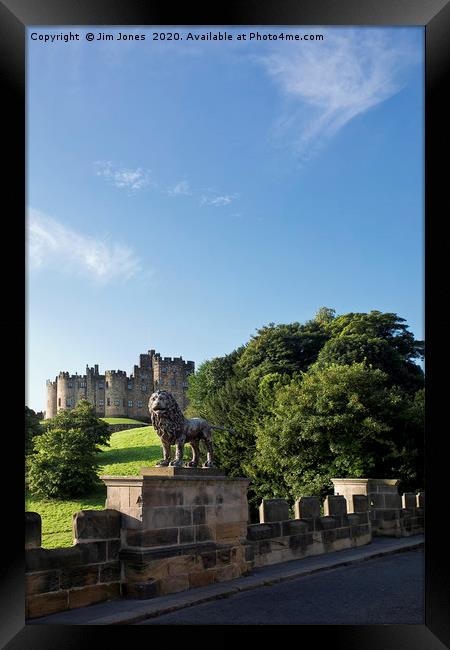 The Lion Bridge near Alnwick Castle (3) Framed Print by Jim Jones