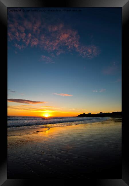 Super September Seaton Sluice Sunrise (3) Framed Print by Jim Jones