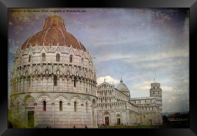 Pisa Piazza dei Miracoli Framed Print by Jim Jones