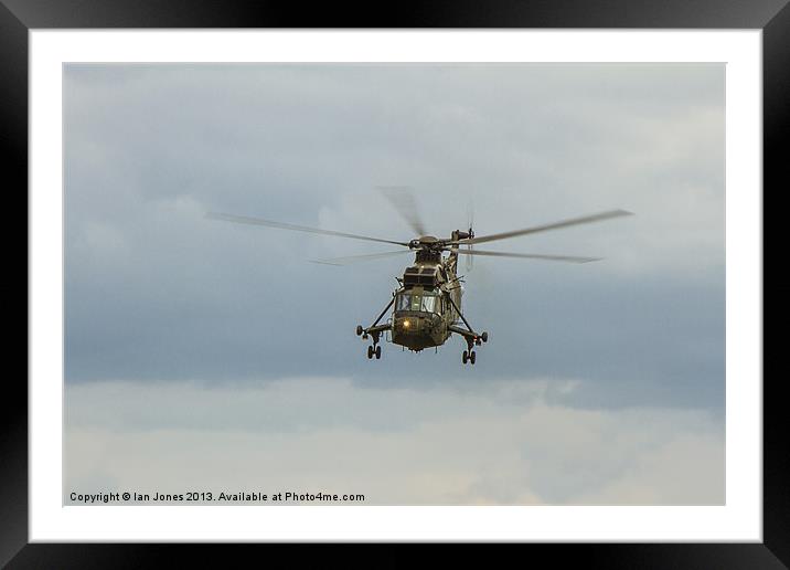 Westland WS-61 Sea King Framed Mounted Print by Ian Jones