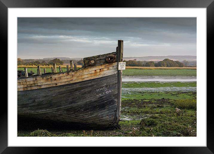 High and dry Framed Mounted Print by Ian Jones