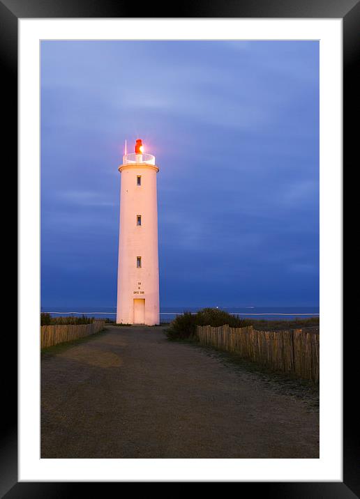 Lighthouse at first light Framed Mounted Print by Ian Jones