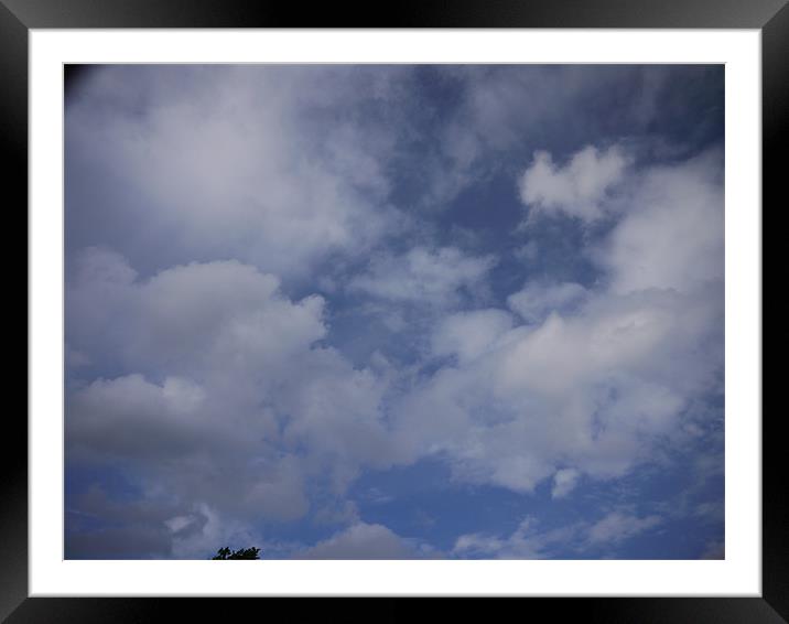 Cloudwatching Framed Mounted Print by Daniel West