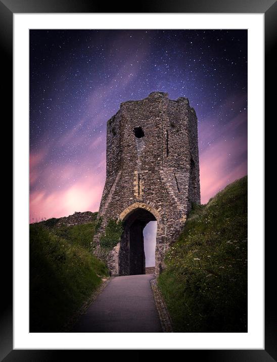 Dover Castle Framed Mounted Print by Victoria Bowie