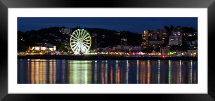 Torquay Harbour Framed Mounted Print by Victoria Bowie