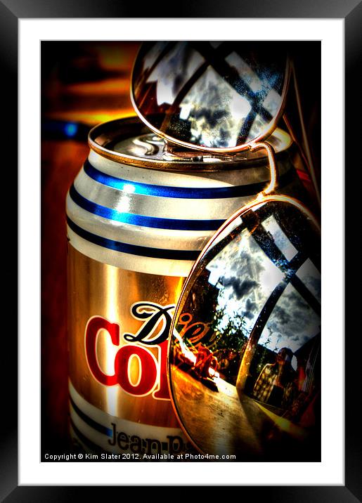 Designer Cola! Framed Mounted Print by Kim Slater