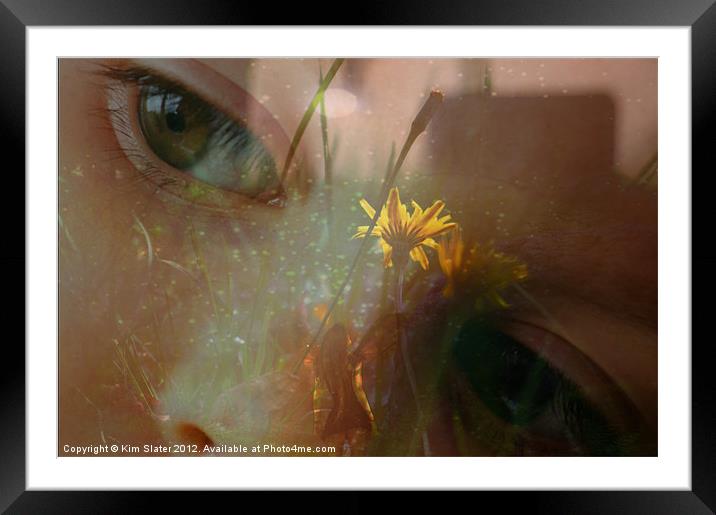 I believe in fairies Framed Mounted Print by Kim Slater