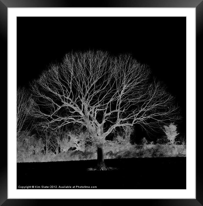 The Skeleton Tree Framed Mounted Print by Kim Slater