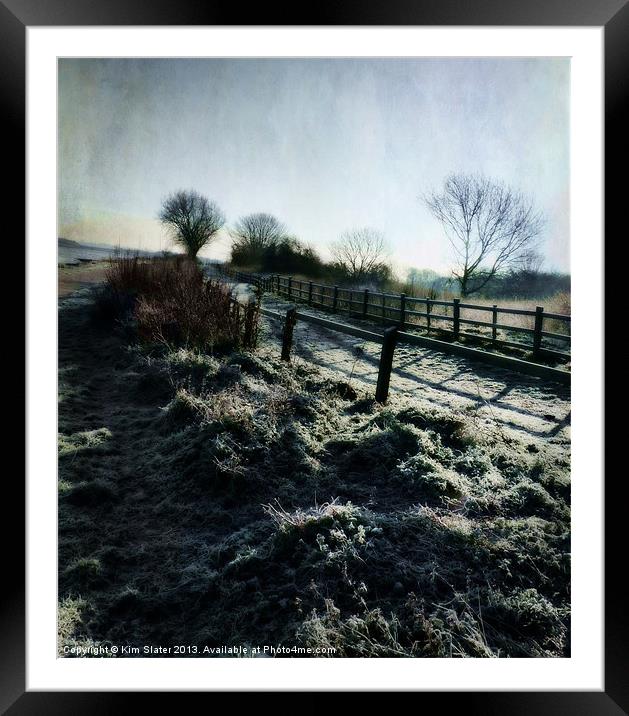 Frosty Morning Framed Mounted Print by Kim Slater