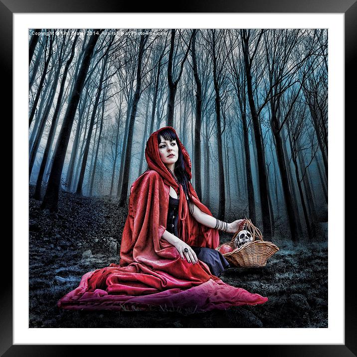 Red Riding Hood Framed Mounted Print by Kim Slater