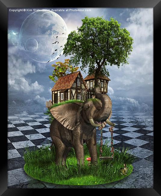 The Elephant House Framed Print by Kim Slater