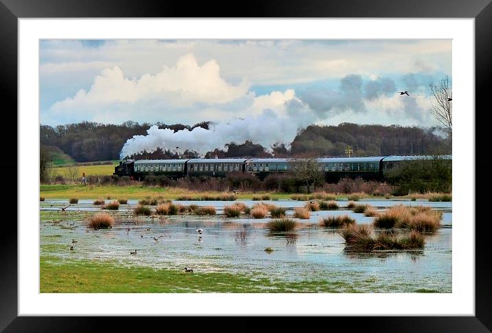  Kent and East Sussex Railway Framed Mounted Print by Kim Slater