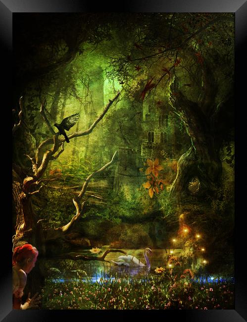 The Enchanted Glade Framed Print by Kim Slater
