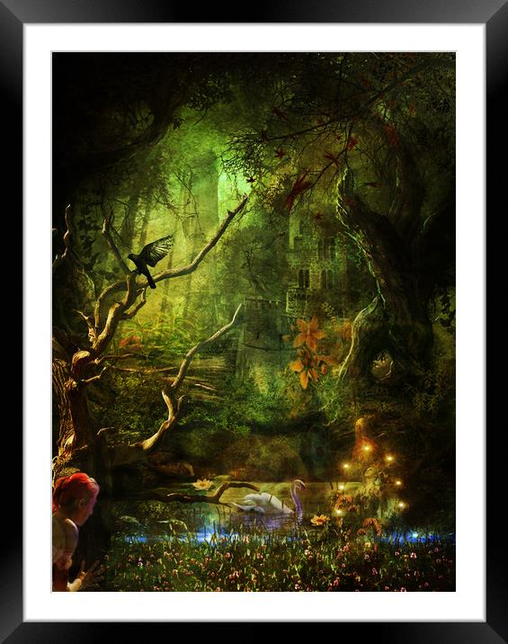 The Enchanted Glade Framed Mounted Print by Kim Slater