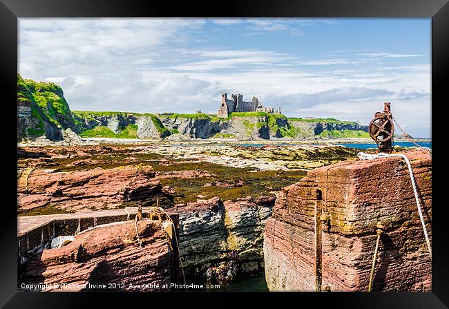 Seacliff's Secret Harbour Framed Print by Richard Irvine