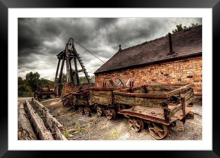 Victorian Mine Framed Mounted Print by Adrian Evans