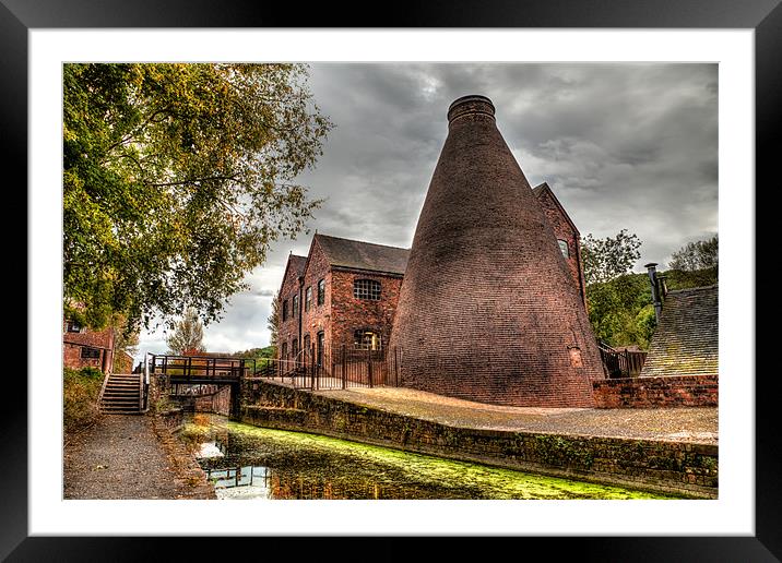 Coalport Bottle Kiln Shropshire Framed Mounted Print by Adrian Evans