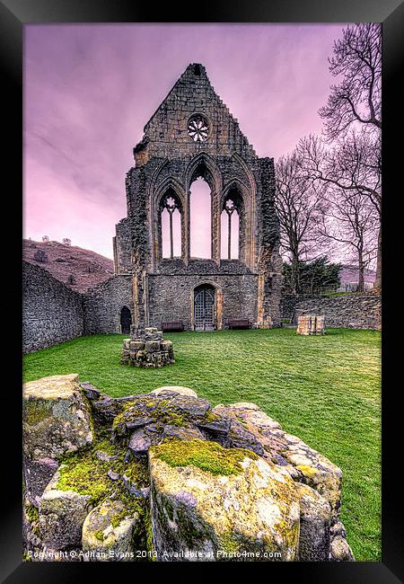 Valley of The Cross Framed Print by Adrian Evans