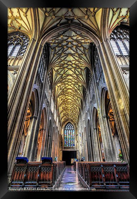 Gothic Architecture Framed Print by Adrian Evans