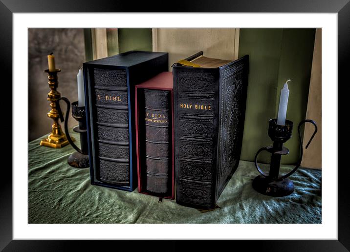 Holy Bible Framed Mounted Print by Adrian Evans