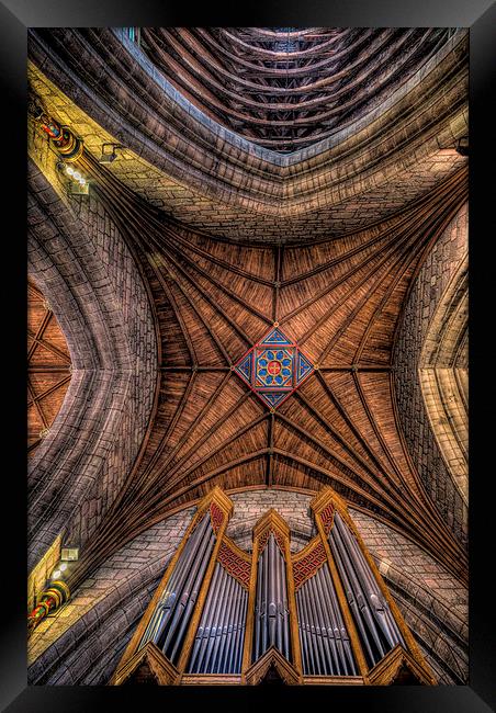 Cathedral Ceiling Framed Print by Adrian Evans