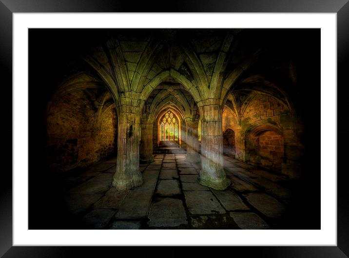Abbey Sunlight Framed Mounted Print by Adrian Evans