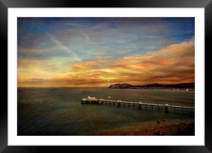 Queen of the Welsh Resorts Framed Mounted Print by Adrian Evans