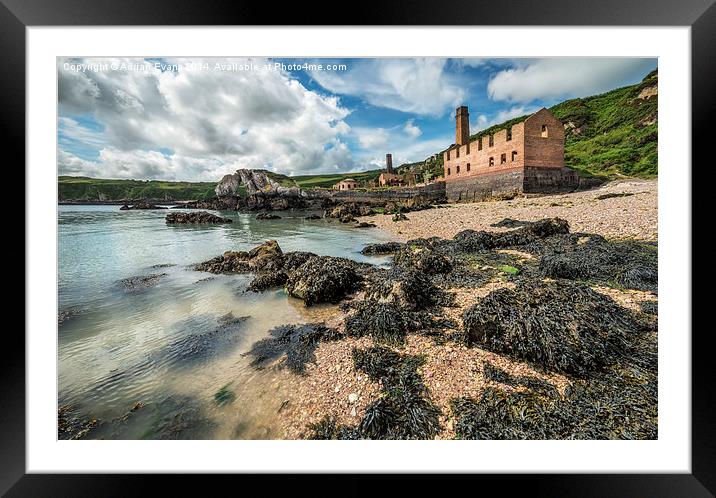 Porth Wen Brickworks Anglesey  Framed Mounted Print by Adrian Evans