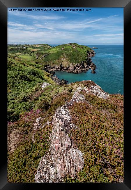 Llyn Peninsula North Wales  Framed Print by Adrian Evans