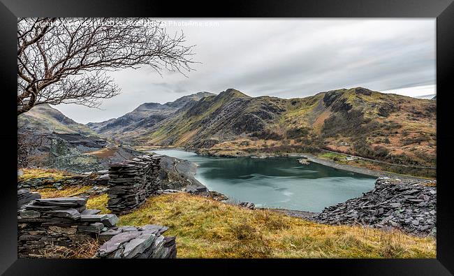 Mountains of Snowdonia Framed Print by Adrian Evans