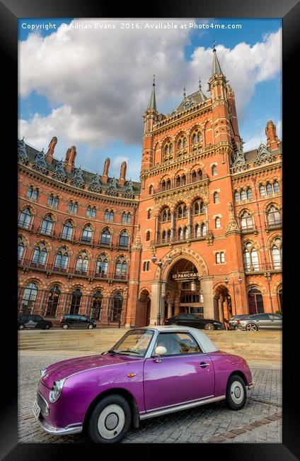 St. Pancras Renaissance Hotel London Framed Print by Adrian Evans