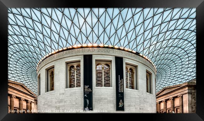 The British Museum Framed Print by Adrian Evans