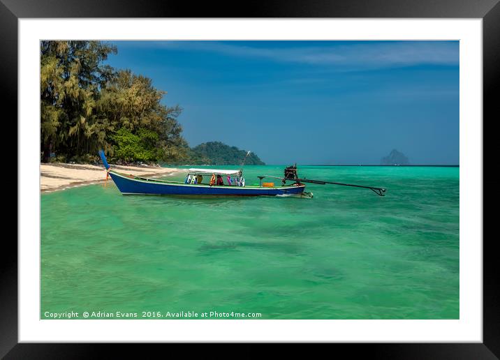 Thailand Vacation Framed Mounted Print by Adrian Evans