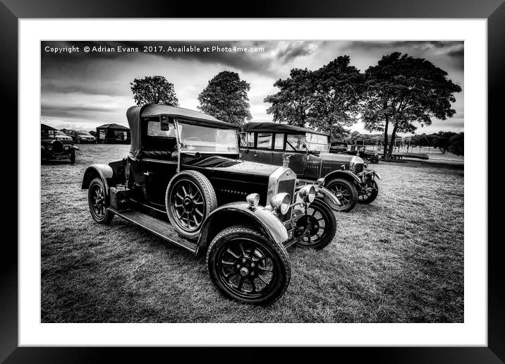 Wolseley Classic Framed Mounted Print by Adrian Evans