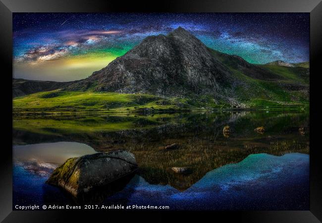 Sky Full Of Stars Framed Print by Adrian Evans