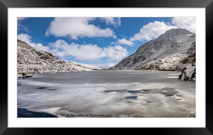 Welsh Winter Framed Mounted Print by Adrian Evans