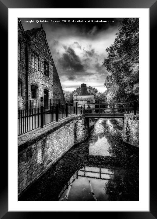 China Works Coalport  Framed Mounted Print by Adrian Evans