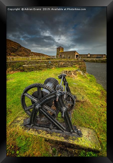 Amlwch Harbour Anglesey Framed Print by Adrian Evans