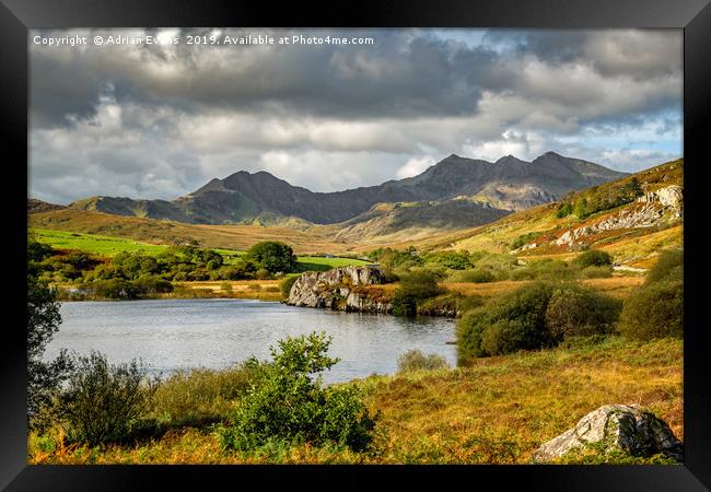 Autumn View Snowdonia National Park Framed Print by Adrian Evans