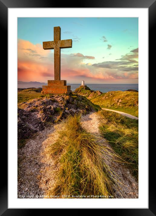 Llanddwyn Island Anglesey Framed Mounted Print by Adrian Evans