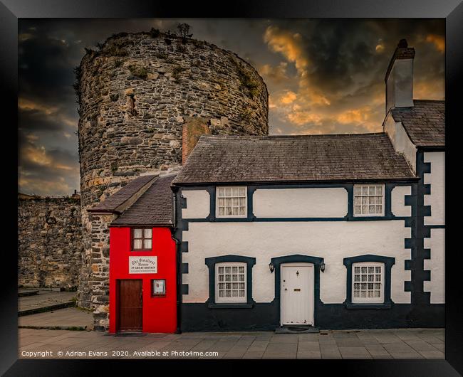 Smallest House In Great Britain Framed Print by Adrian Evans
